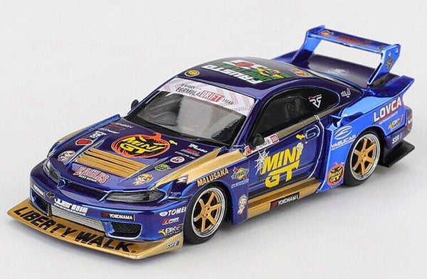 Nissan Silvia S15 LB‑Super Silhouette #555 – MiniGT 1:64 MGT01185