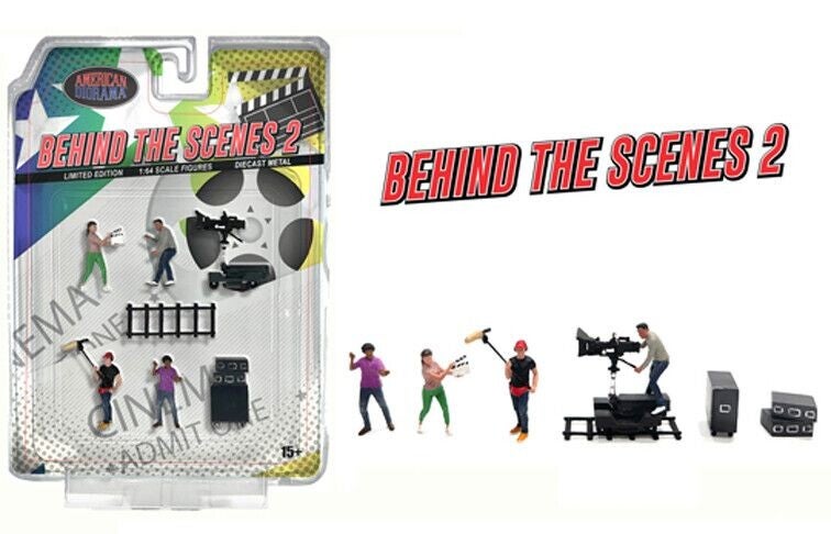 MGTAD2428 Figuren set Behind the Scenes 2 (4 figuren Mini GT Figuren Set Lowriders 6 – 1:64 – MGTAD2428+ 5 accessoires) 1:64