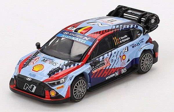 MiniGT 1:64 Hyundai i20 N Rally Hybrid WRC #11 Monte Carlo Winner 2024 – MGT00871