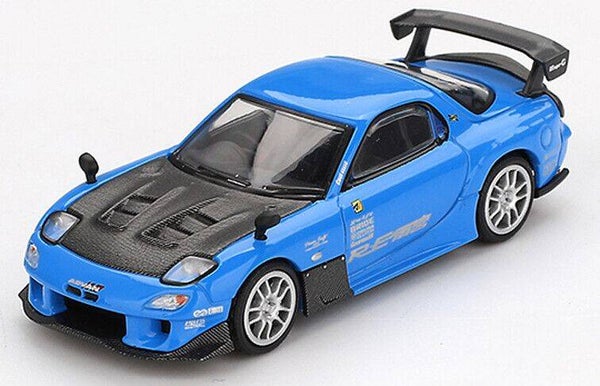 Mazda RX‑7 FD3S Re‑Amemiya 20B Ama‑San Go 2024 – MiniGT 1:64 Modelauto MGT01046
