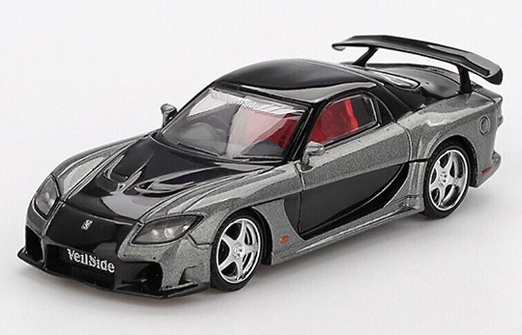 Mini GT Mazda RX‑7 (FD3S) Veilside Fortune – 2011 – Grijs – 1:64 – MGT01057‑L