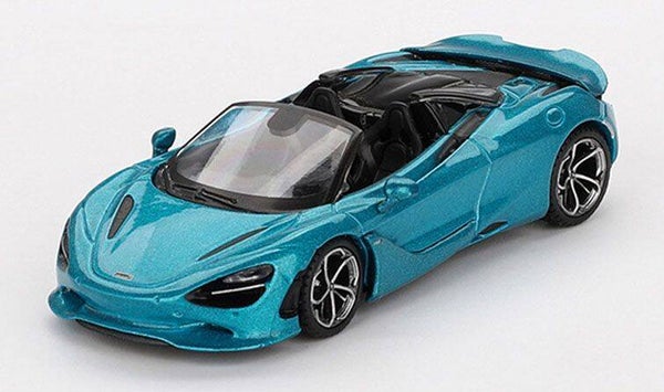 MiniGT 1:64 McLaren 750S Spider 2024 Blauw – MGT00812