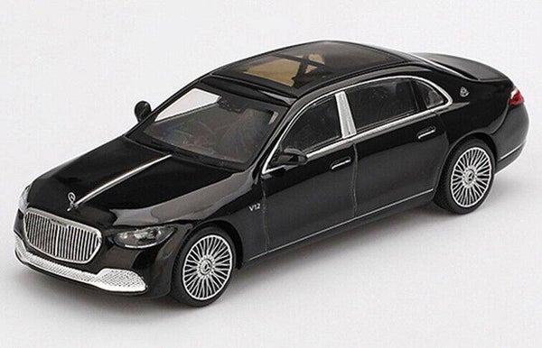 Mercedes‑Benz Maybach S 680 Zwart – MiniGT 1:64 Modelauto MGT00977