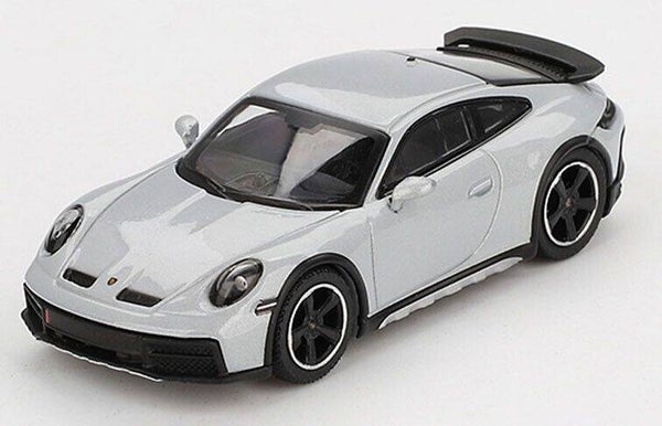 MiniGT 1:64 Porsche 911 (992) Dakar 2023 Grijs Metallic – MGT00891