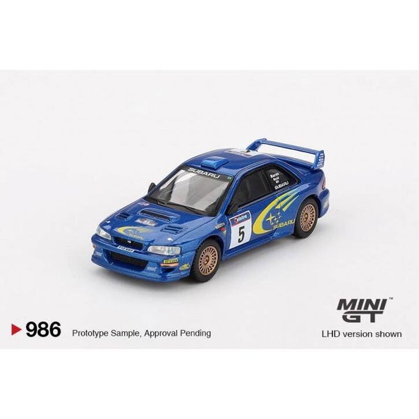 Subaru Impreza WRC99 Rally Australië 1999 Winner #5 – MiniGT 1:64 Modelauto MGT00986