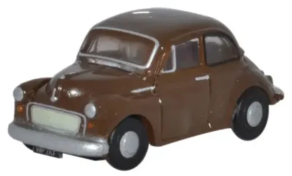 Oxford Diecast Morris Minor Saloon Peat Brown – NMOS002 – 1:148