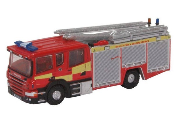 OXFORD Scania CP31 PUMP LADDER SURREY FIRE &amp; RESCUE 1:148 NSFE007