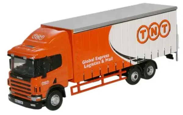 Oxford Diecast Scania 94 6 Wheel Curtainside TNT – 76S94001 – 1:76