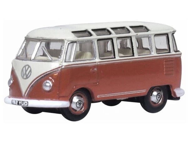Oxford Diecast VW T1 Samba Bus Sealing Wax Red – 1:148 – NVWS001