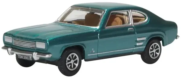 Oxford Diecast Ford Capri Mk1 Aquatic Jade – 1:76 – 76CP003