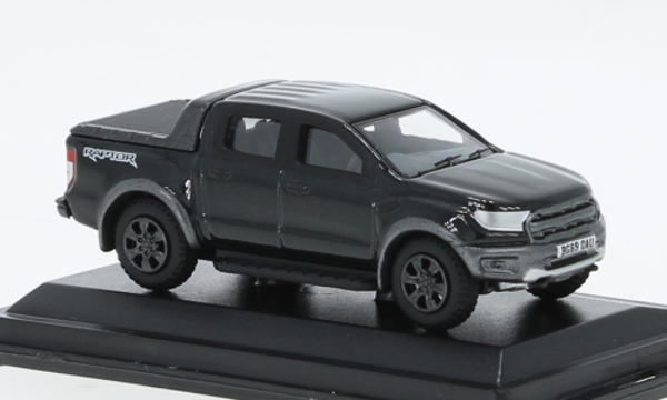 Oxford Diecast Ford Ranger Raptor Agate Black Metallic – 1:76 – 76FR001