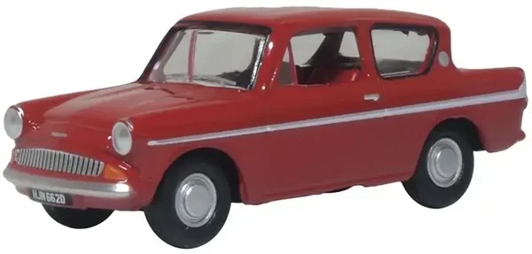 Oxford Diecast Ford Anglia Monaco Red 1:76 | 76105012