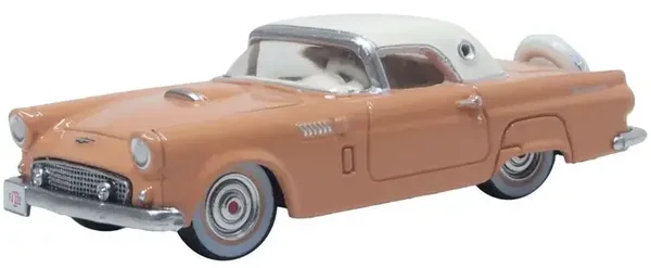 Oxford Diecast 1956 Ford Thunderbird Buckskin Tan Cream 1:87 | 87TH56009