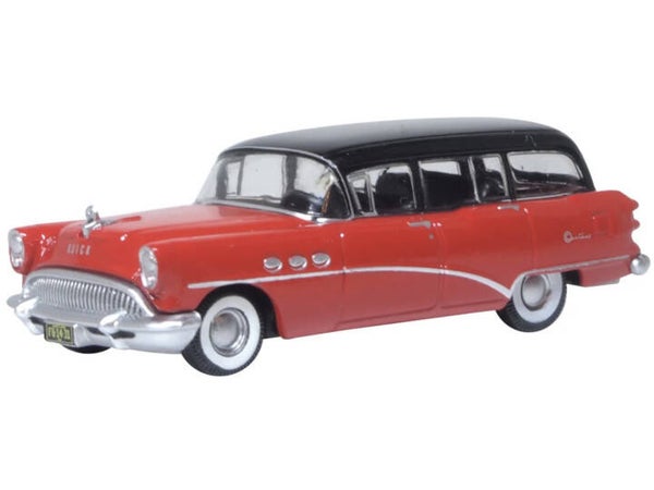 Oxford Buick Century Estate Wagon 1954 Matador Red/Black – 1:87 – 87BCE54004