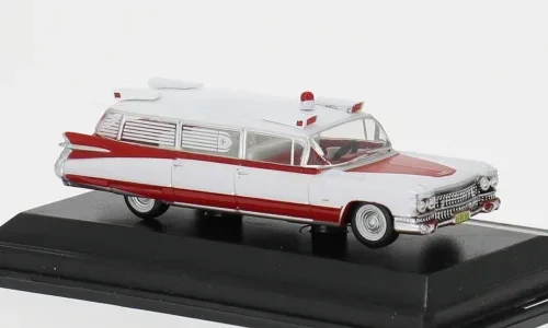 Oxford Cadillac Miller‑Meteor Ambulance 1959 – 1:87 HO – 87CM59001