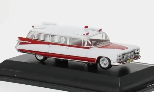 Oxford Cadillac Miller‑Meteor Ambulance 1959 – 1:87 HO – 87CM59001