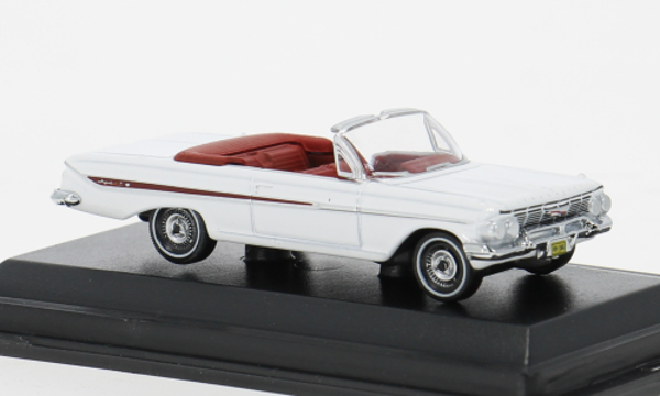 Oxford Chevrolet Impala 1961 White Roman Red – 1:87 HO – 87CI61003