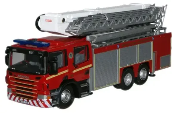 Oxford Diecast Merseyside F & R service Scania Aerial Rescue Pump  1:76 76SAL003