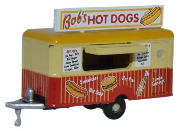 Oxford Diecast Mobile Trailer Bob’s Hot Dogs – 1:148 Modelvoertuig (NTRAIL001)