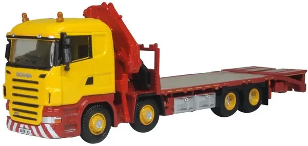Oxford Diecast Scania Crane Lorry Yellow – 1:76 – 76SCL005