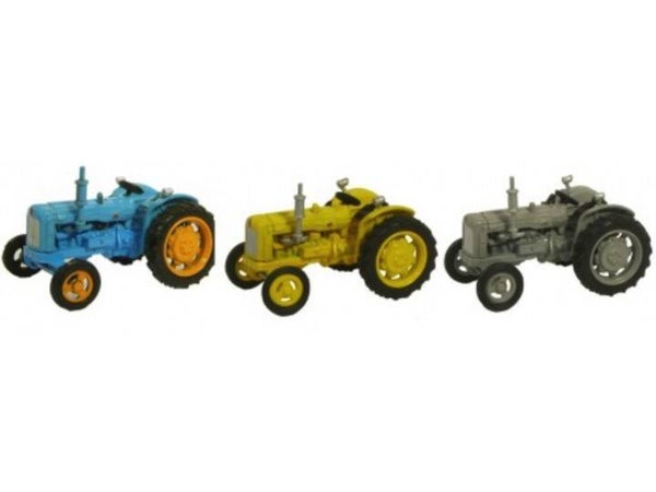 OXFORD FORDSON triple tractor set 1:76 76SET10A
