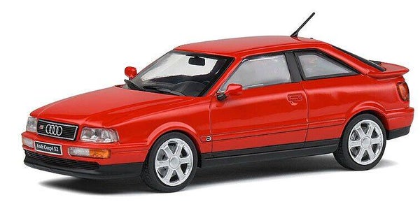 Audi Coupé S2 1992 Rood – Solido 1:43 Modelauto