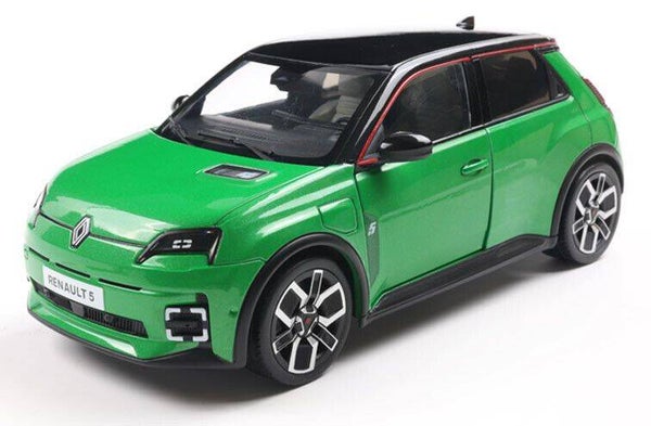 Solido Renault 5 E‑Tech – 2024 – Groen/Zwart – 1:18 – 1812603