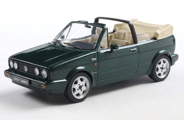 VW Golf cabrio classic line '92, groen 1:43 Solido 4315803