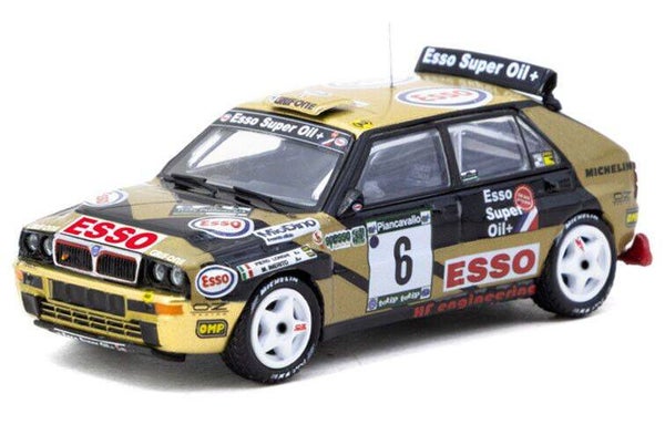 Tarmac Works Lancia Delta HF Integrale #6 Piancavallo Rally Winner 1993 1:64 T64-049-93PIR06