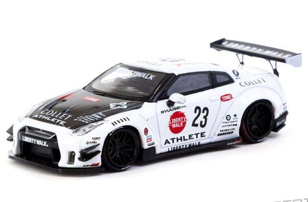 Tarmac Works Nissan GT-R R35 LB Works Type 2 White Athlete 2025 1:64 T64-090-WH