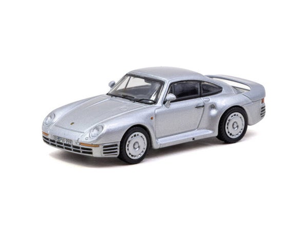 Tarmac Works x iXO Porsche 959 Silver 1:64 T64G-068-SL