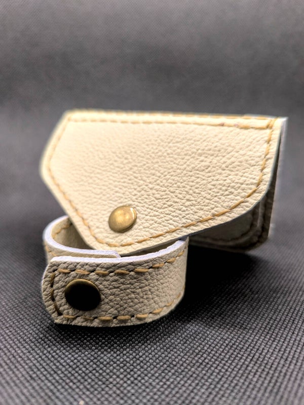 Zestaw skórzany handmade – bransoletka i mały portfel