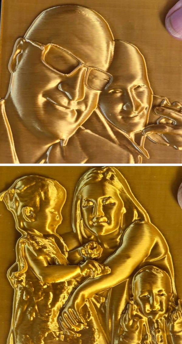 Familie plade eller medaljon