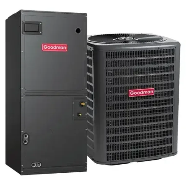 Goodman 2Ton--5Ton 13.4--15.2 SEER2 R-32 All-Electric Split System-Heat Pump & Air Handler