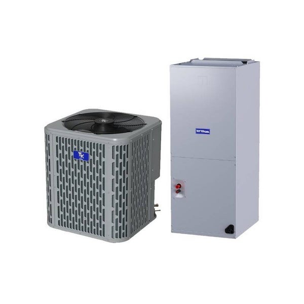 TUTTOKOOL 2.5 Ton--5Ton 13.4 SEER2 454B Air Conditioning System w/5--10Kw Heat