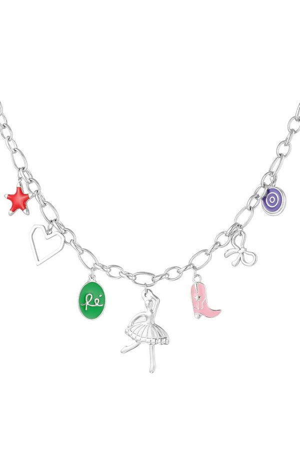 Ketting twinkle charm zilver