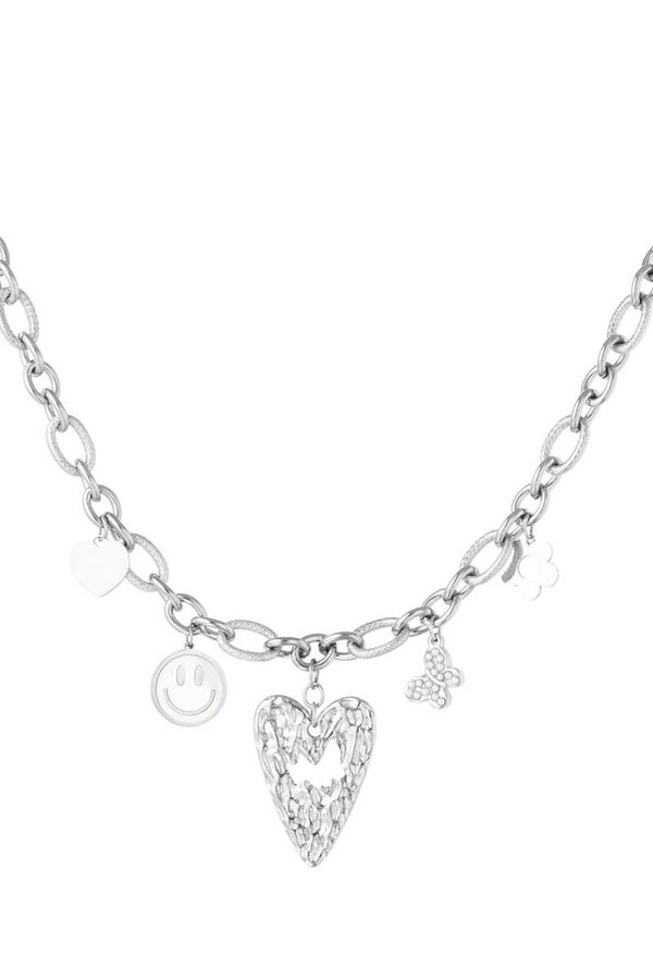 Ketting charm parade zilver