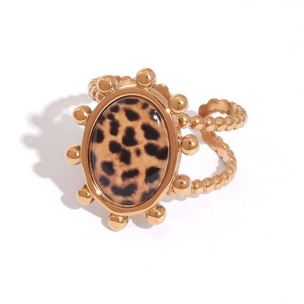 Ring luipaard goud