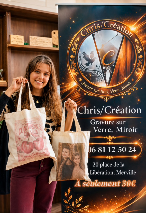 ✨👜 TOTE BAG PERSONNALISÉ 👜✨