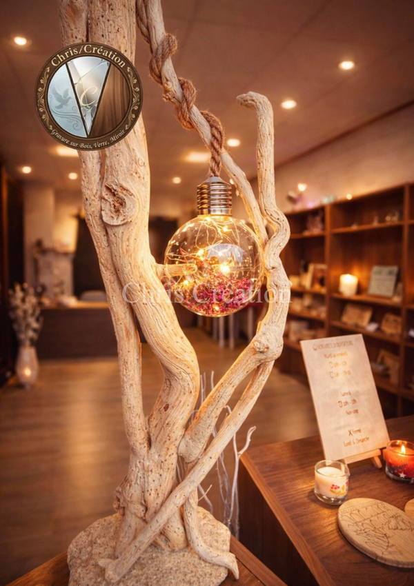 Lampe artisanale – Pièce unique