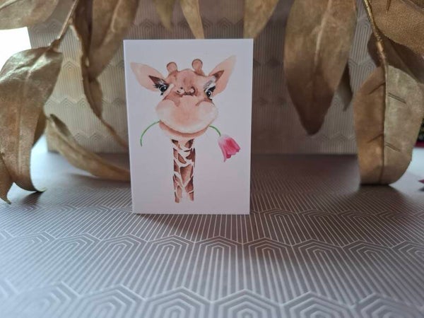 Cadeaukaartje Giraf