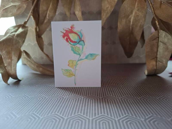 Cadeaukaartje Roos