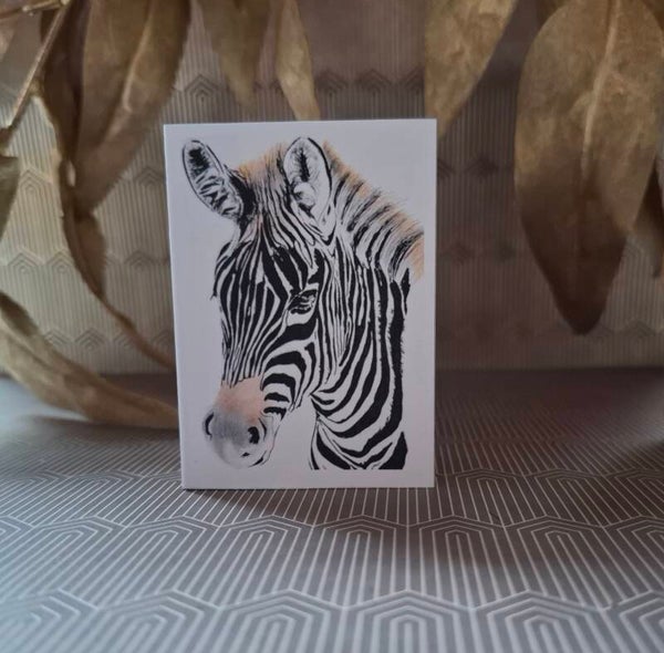 Cadeaukaartje zebra