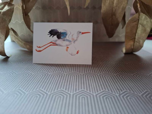 Cadeaukaartje Ooievaar