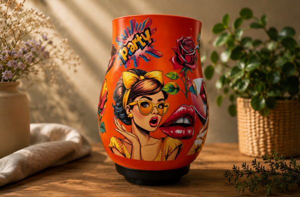Prnaje buikvaas - Pop Art partytime