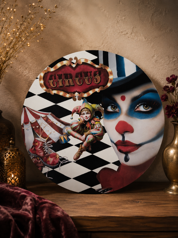 Muurcirkel met clowns - Circus