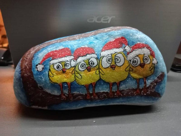 Kei met wintertafereeltje