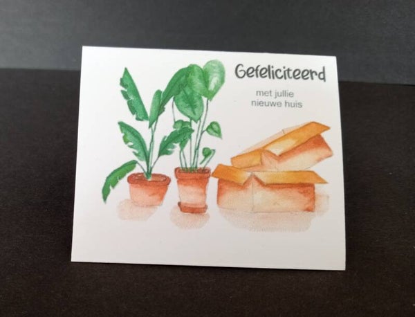 Gefeliciteerd met jullie nieuwe huis