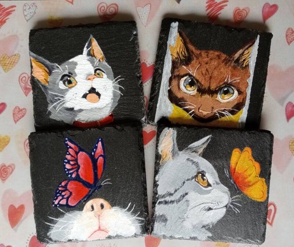 Nieuwsgierige kattenkoppen