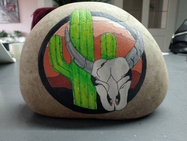 Kei met woestijn afbeelding